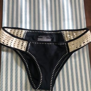 Victoria's Secret Crochet Bikini Bottoms Size Medium. Non smoking home